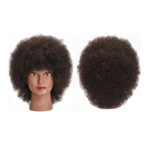 Voluminous Curly Afro Wig - Deep Brown